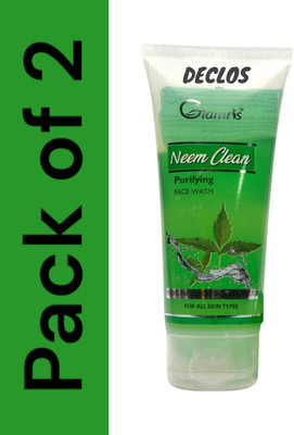 DECLOS GLAMRIS FACE WASH WITH NEEM CLEAN PURFIYING FOR SOFT & BRGHTENTING SKIN Face Wash(200 g)
