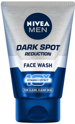 Nivea Men Dark Spot Reduction with 10X Vitamin C Effect, Licorice Cleanser for All Skin Face Wash(100 g)