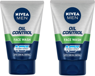 NIVEA Oil Control 100ml Facewash Set of 2 Face Wash(200 ml)