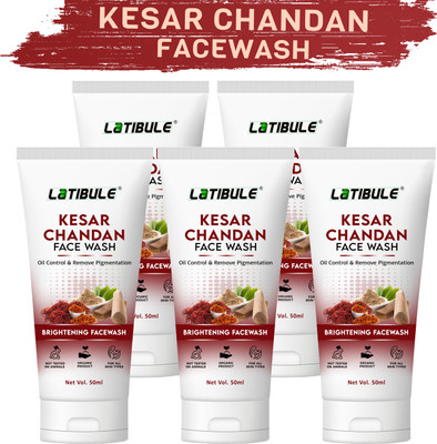 Latibule Kesar Facewash For Skin Brightening & Lightening , Pimple Removing , Anti-Acne Facewash Face Wash For Rs. 189 @ 87% off