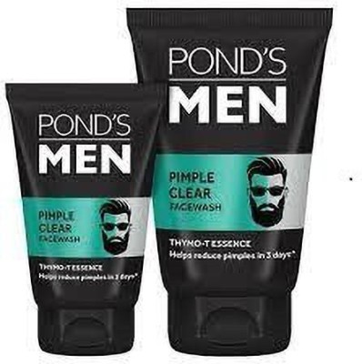 POND's MENS PIMPLE CLEAR FACEWASH REDUCE PIMPLE IN 3 DAYS 50G X 2U (100G) Face Wash(100 g)