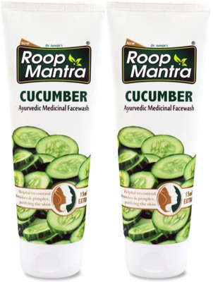 Roop Mantra CUCUMBER AYURVEDIC HYDRATING FACEWASH 100 ML 2PC Face Wash(200 ml)