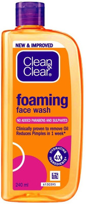 Clean and Clear Oil Free Foaming  Face Wash(240 ml)