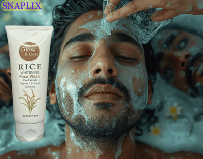 Snaplix RiceGlowBloomMax Whitening  with Rice & Vitamin E - Pack of 1 Face Wash(100 ml)