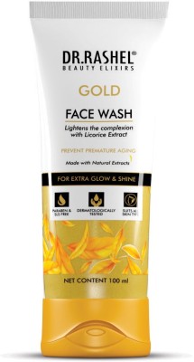 DR.RASHEL GOLD FACE WASH FOR EXTRA GLOW & SHINE PARABEN FREE (100 ML) Face Wash(100 ml)