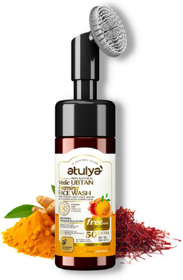Atulya Vedic Ubtan Foaming Face wash with in built brush Face Wash(150 ml)