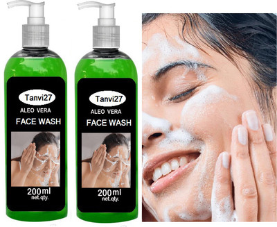 tanvi27 Combo Aloevera Gel  Pimple Removing Face Wash(400 g)