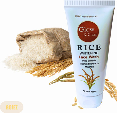 GOIEZ Rice  Glow Balance Hydrating Cleanser For Supple Skin Face Wash(100 ml)