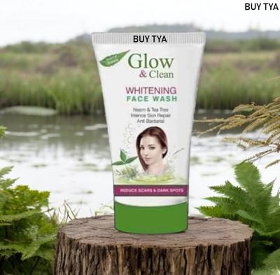 INDIANA HUDA Glow & Clean Anti-Bacterial Whitening  – Neem & Tea Tree Face Wash(100 ml)
