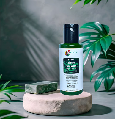 Elecsera Naturals Pure Active Real Neem  for Purifying and Cleansing Acne Prone Skin Face Wash(100 ml)