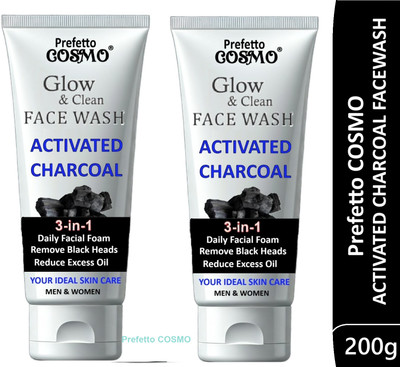 Prefetto COSMO Detox and Purify with Charcoal Face Wash(200 g)
