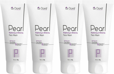 Le Dore Pearl Clinically Proven European Ingredients for Instant Results (Pack of 4) Face Wash(240 g)