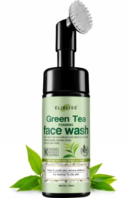 ELIBLISS Green Tea Anti-acne, Anti-fungal & Anti-bacterial Foaming  Face Wash(150 ml)