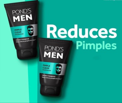 POND's Men Pimple Clear Facewash 50g pack of 2 Face Wash(100 g)