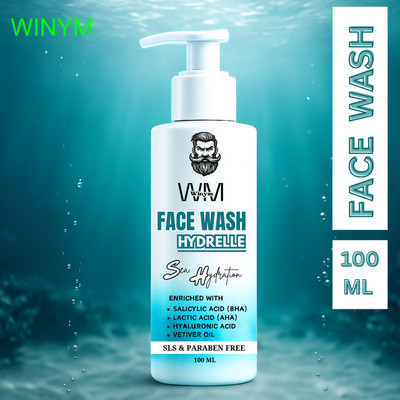 Winym men face wash – sea breeze, acne fighting & glowing skin Face Wash(100 ml)