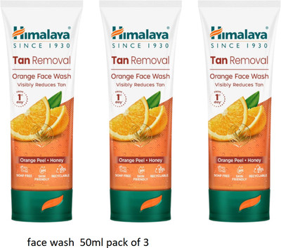 Himalaya Herbals ORANGE FACE WASH 50ML PACK OF 3(50ml each) Face Wash(150 ml)