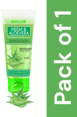 DECLOS torrvis neem and aloevera facewash Face Wash(75 g)