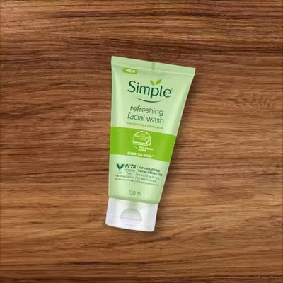 Simple Refreshing Facial Made By UK 150mL Men & Women All Skin Types Face Wash(150 ml)