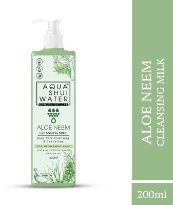 Aqua Shui Water Aloe Neem Cleansing Milk | Deep Pore Cleansing & Gentle Care Face Wash(200 ml)