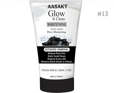 AASAKT  With Activated Charcoal Pimple Clear Whitening Face Wash(100 g)