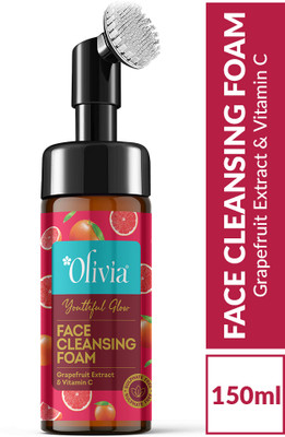 Olivia Cleansing Foam  with Grapefruit & Vit C Extract for Radiant Skin Face Wash(150 ml)