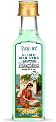 Rubz Neem & Aloe Vera  | Purifying & Anti-Pimple Face Wash(500 ml)