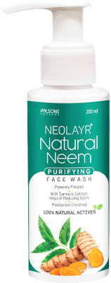 NEOLAYR Natural Neem Purifying  with Neem & Turmeric Extracts Face Wash(200 ml)