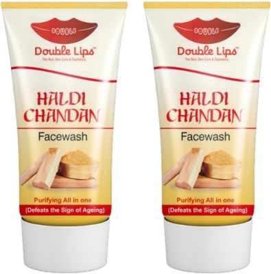 DOUBLE LIPS Skin Brightening Haldi & Chandan  Face Wash(200 ml)