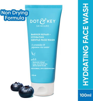 Dot & Key Barrier Repair + Hydrating Gentle  With Probiotic| Ceremide  Face Wash(175 ml)