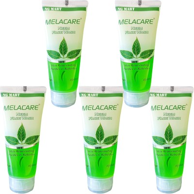 NG MART MELA CARE NEEM FACEWASH FOR SKIN CLEANSING PACK OF - 5 Face Wash(300 g)