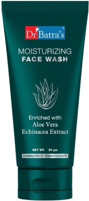 Dr Batra's Moisturizing  Enriched With Aloe Vera Soft ,Hydrated & Supple Skin - 50 gm Face Wash(50 ml)