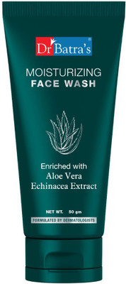 Dr Batra’s Moisturizing Enriched With Aloe Vera Soft ,Hydrated & Supple Skin – 50 Gm Face Wash  (50 Ml) For Rs. 55 @ 52 %