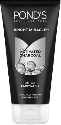 POND's Bright Miracle Detox Facewash with 10X Power of Charcoal Face Wash(150 g)