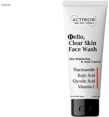 ACTIWOW Hello  for Oil Control and Clear Glow Face Wash(100 ml)