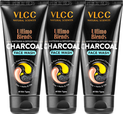 VLCC Ultimo Blends Charcoal  (Pack of 3) Face Wash(300 ml)