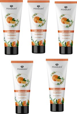 PRAMUKH orange face wash (Pack of 5 x 20ml) Face Wash(100 ml)