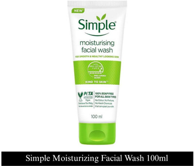 Simple Kind to Skin Moisturising Facial Wash For Smooth Healthy Skin Face Wash(100 ml)