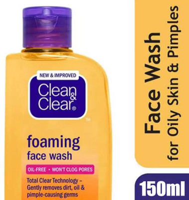 Clean & Clear Facewash For Oil @ Pimples Face Wash(150 ml)