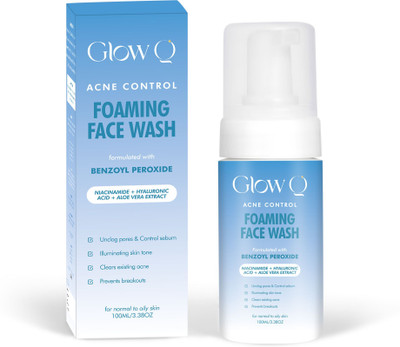 GLOW Q Foaming  for Acne Control & Open Pores, Fights Pimple & Brightens Skin Face Wash(100 ml)
