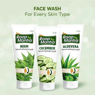 Roop Mantra AYURVEDIC & NOURISING FACEWASH 100 ML 3 PC Face Wash(300 ml)