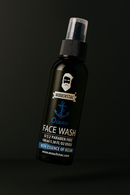 SwaySparkle MUUSHSTAK Ocean for Men, Fights Acne & Pimple, Skin Brightening, All Skin Types  Face Wash(100 ml)