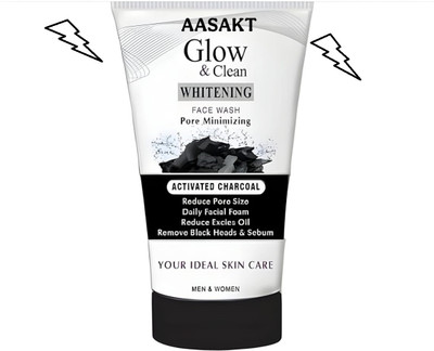 AASAKT Activated Charcoal  Oil Control Whitening For Men & Women Face Wash(100 g)