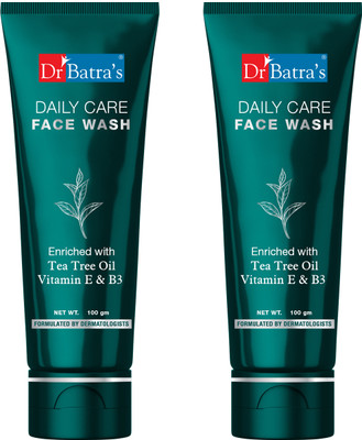 Dr Batra's TEA TREE FACE WASH – 100 GM (Pack of 2) Face Wash(200 g)