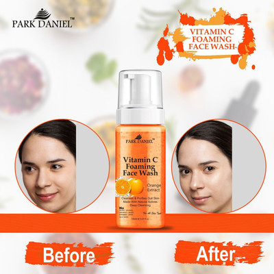 PARK DANIEL Vitamin C Foaming  For Deep Cleansing for Normal to Dry Skin 150 ML Face Wash(150 ml)