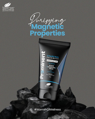 smartway wellness Prominent CHARCOAL WHITE ACTIVE FACEWASH IN ( 3 X 60GM )  Face Wash(180 g)