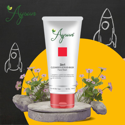 Aysun All-in-One Refresh: 3-in-1  for Cleansing Face Wash(100 ml)