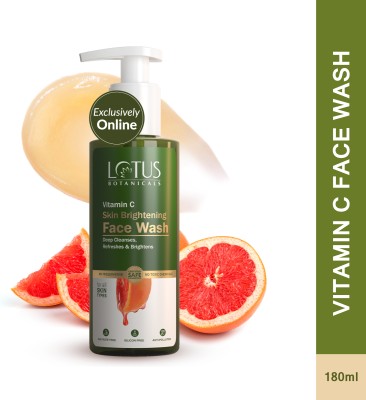 Lotus Botanicals Vitamin C Skin Brightening  - 180ml Face Wash(180 ml)