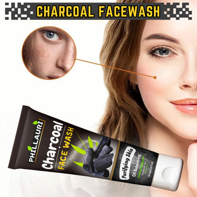 Phillauri Dark Spot Reduction Charcoal  | Suitable For All Skin Type |  Face Wash(60 ml)