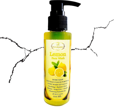 Pihaaru Daily Glow Lemon  | Gentle Skin Purifier – 100ml[ Face Wash(100 ml)