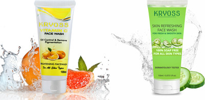 Kryoss Skin Refreshing And AVitamin C  (150 + 100 ml) Face Wash(100 ml)